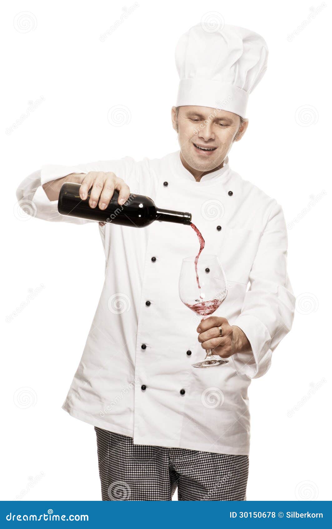 Chef serie stock photo. Image of toque, isolated, blanche 30150678