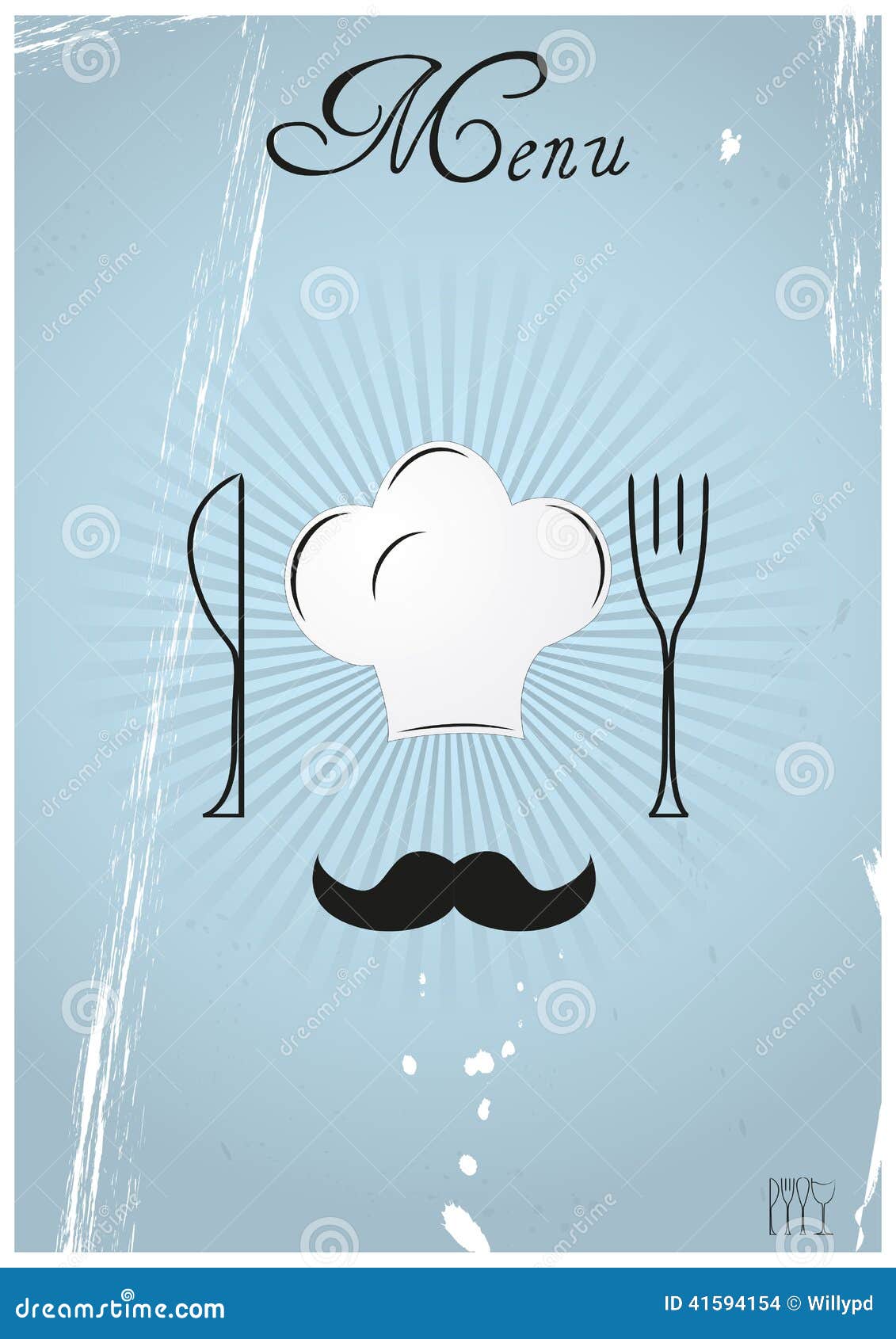 Chef s hat menu stock illustration. Illustration of concept 41594154