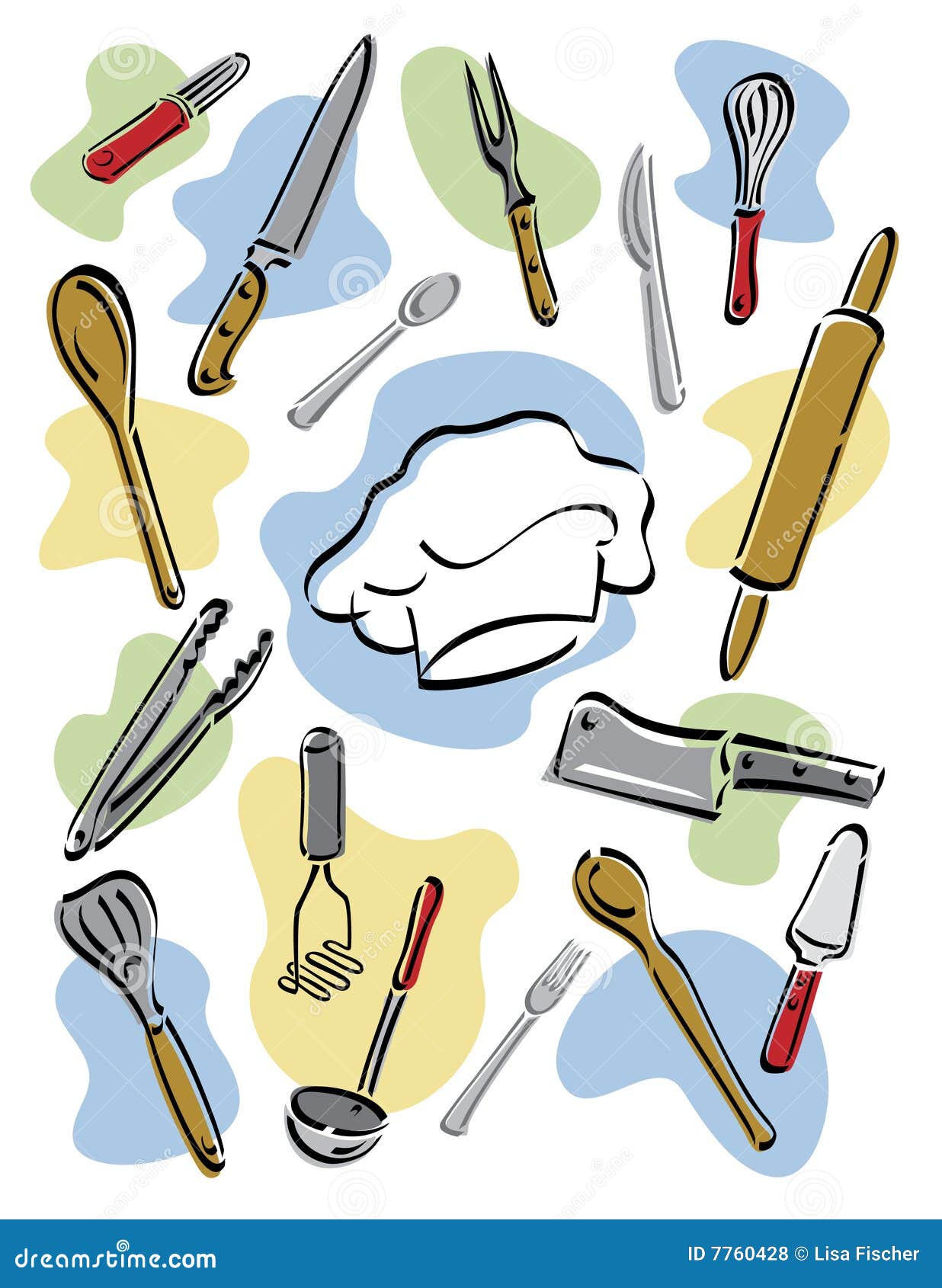 Chef s Tools stock vector. Illustration of scoop, food 7760428