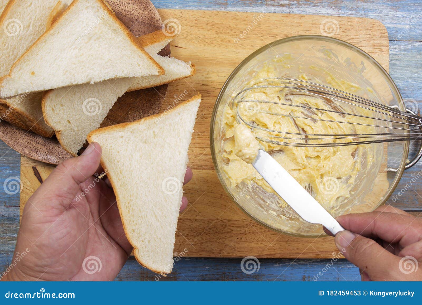 Chef Spreading Butter Cheese On Slide Bread Stock Image Image Of Closeup Buttered Chef Spreading Butter Cheese On Slide Bread Stock Image Image Of Closeup Buttered