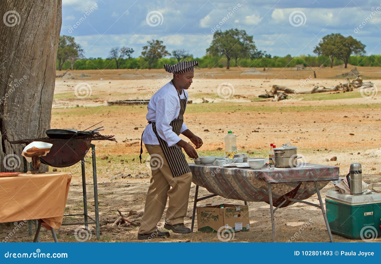 chef on safari