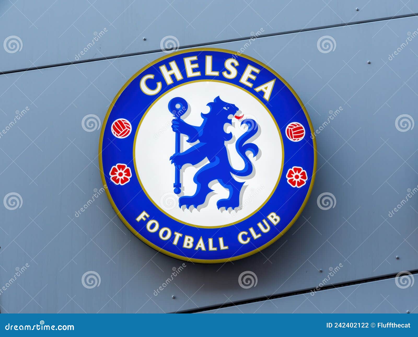Chelsea FC Logo or Emblem. the Blue Lion. West London, UK. Editorial  Photography - Image of february, game: 242402122