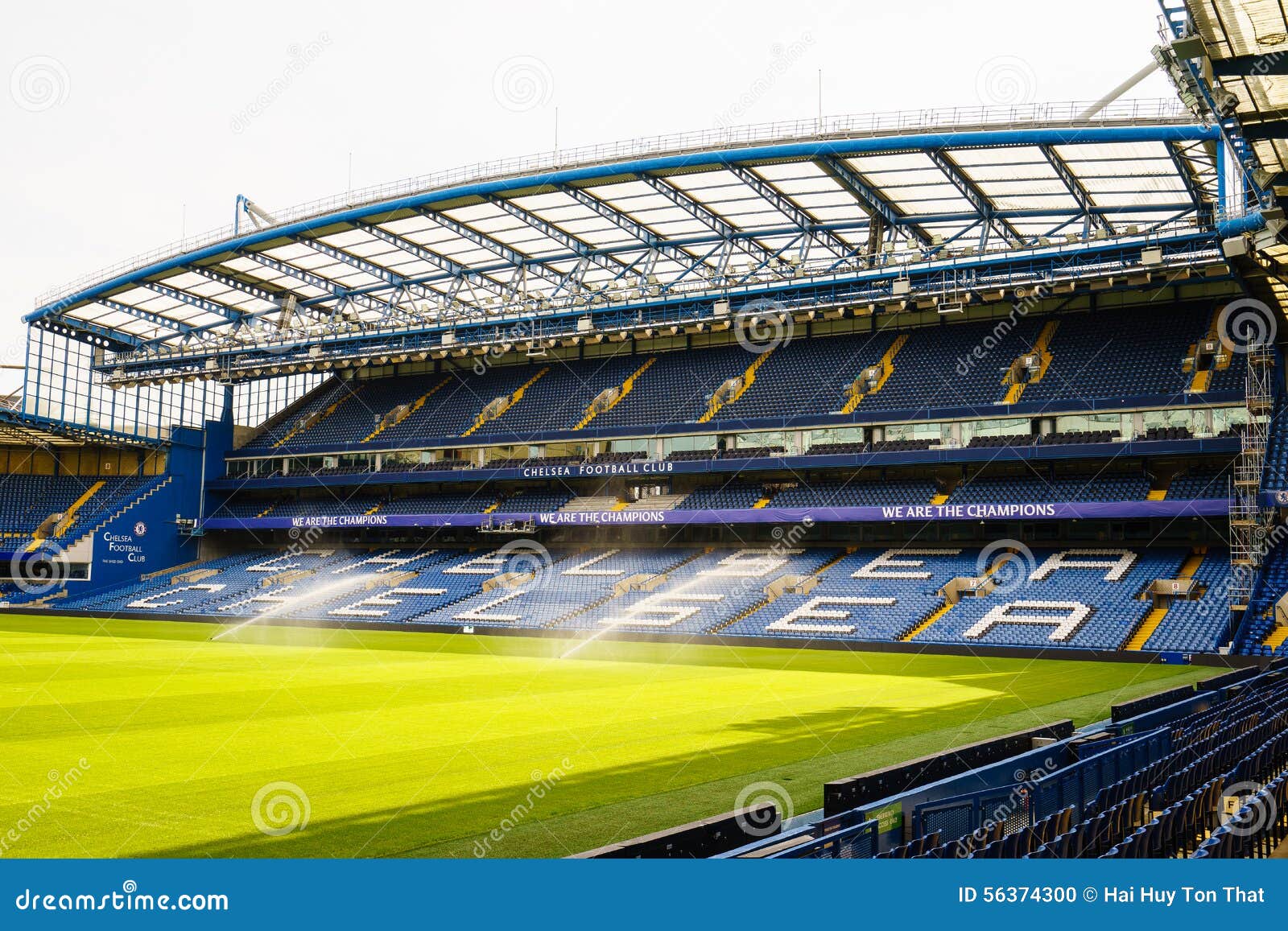 LONDON, ENGLAND - FEBRUARY 14: Stamford Bridge Stadium on February