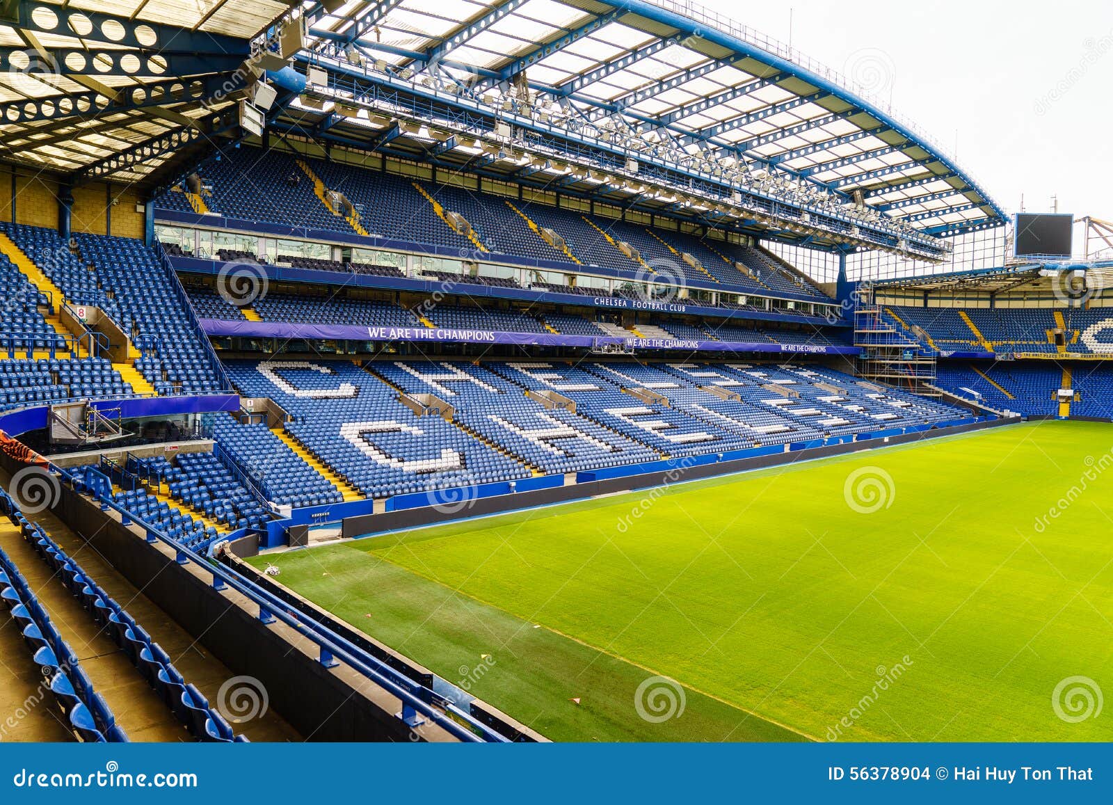 Chelsea Fc Stamford Bridge Stadium Editorial Stock Image Image Of Fulham Font