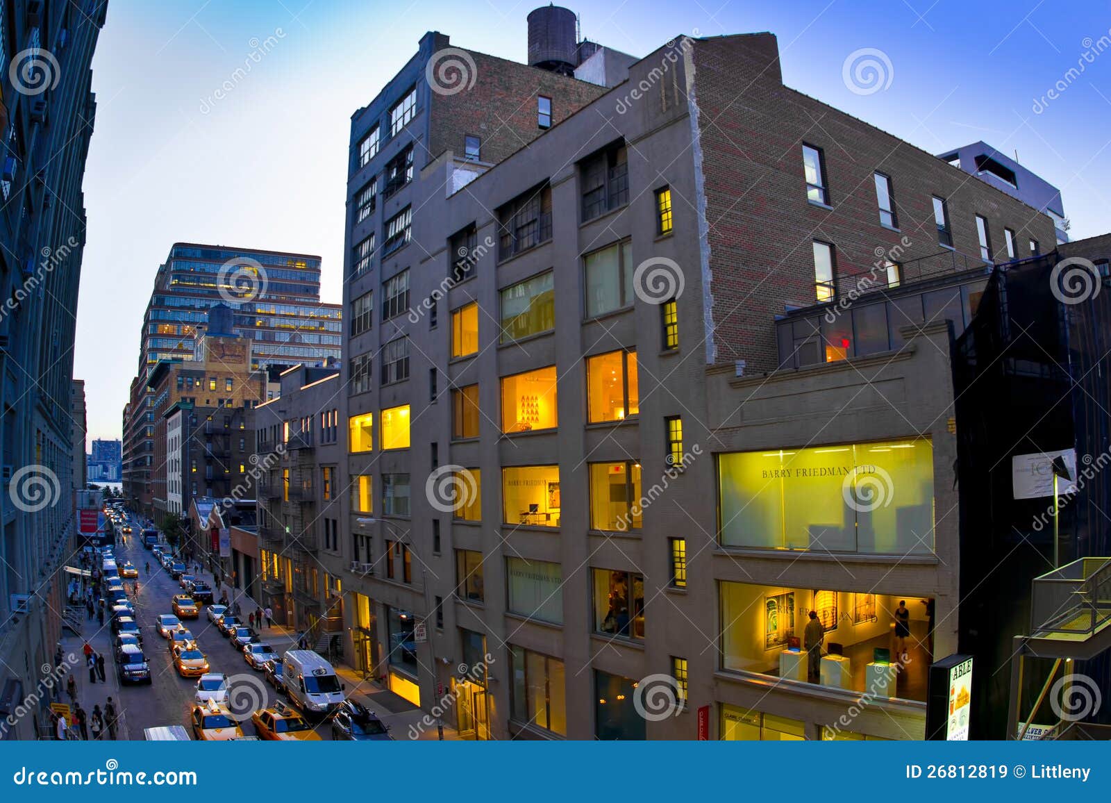 Chelsea NYC Galleries editorial stock image. Image of chelsea 26812819