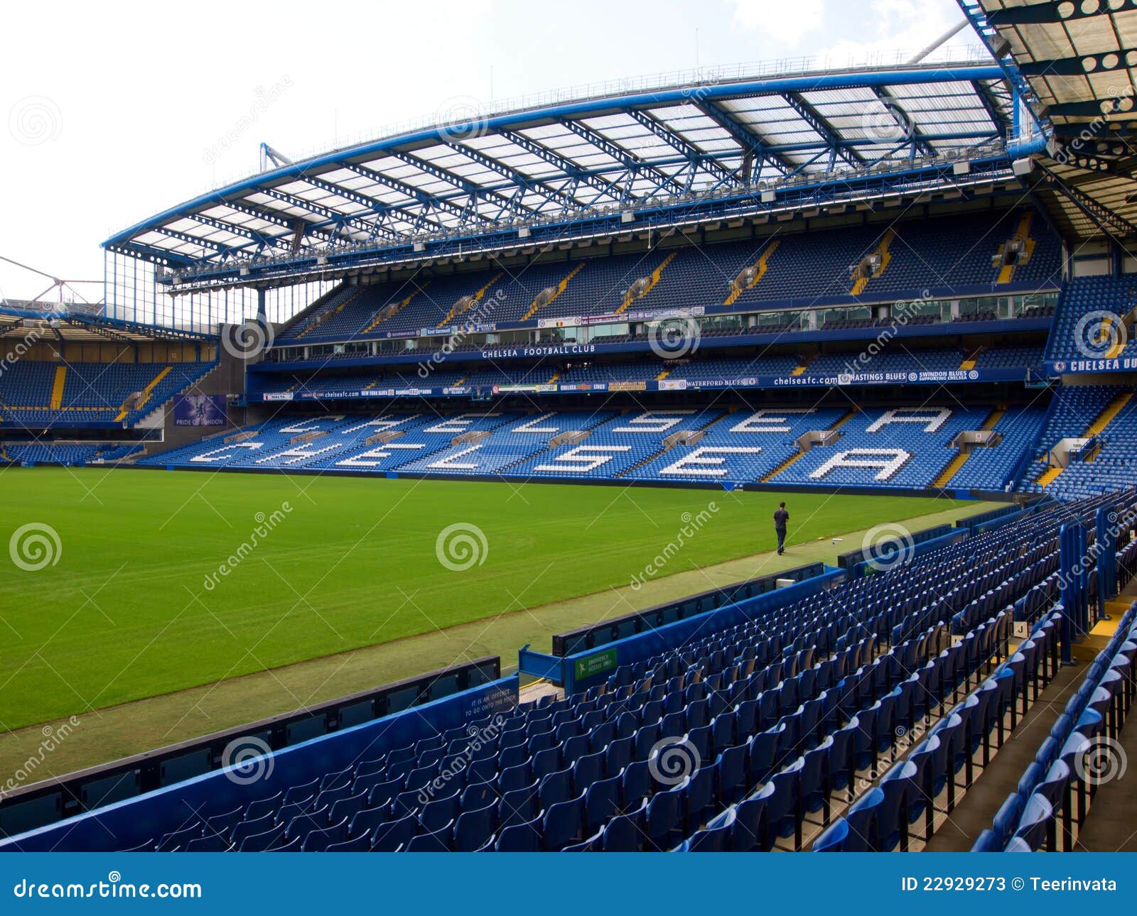 Stamford Bridge Football Stadium for Chelsea Club Editorial Photo