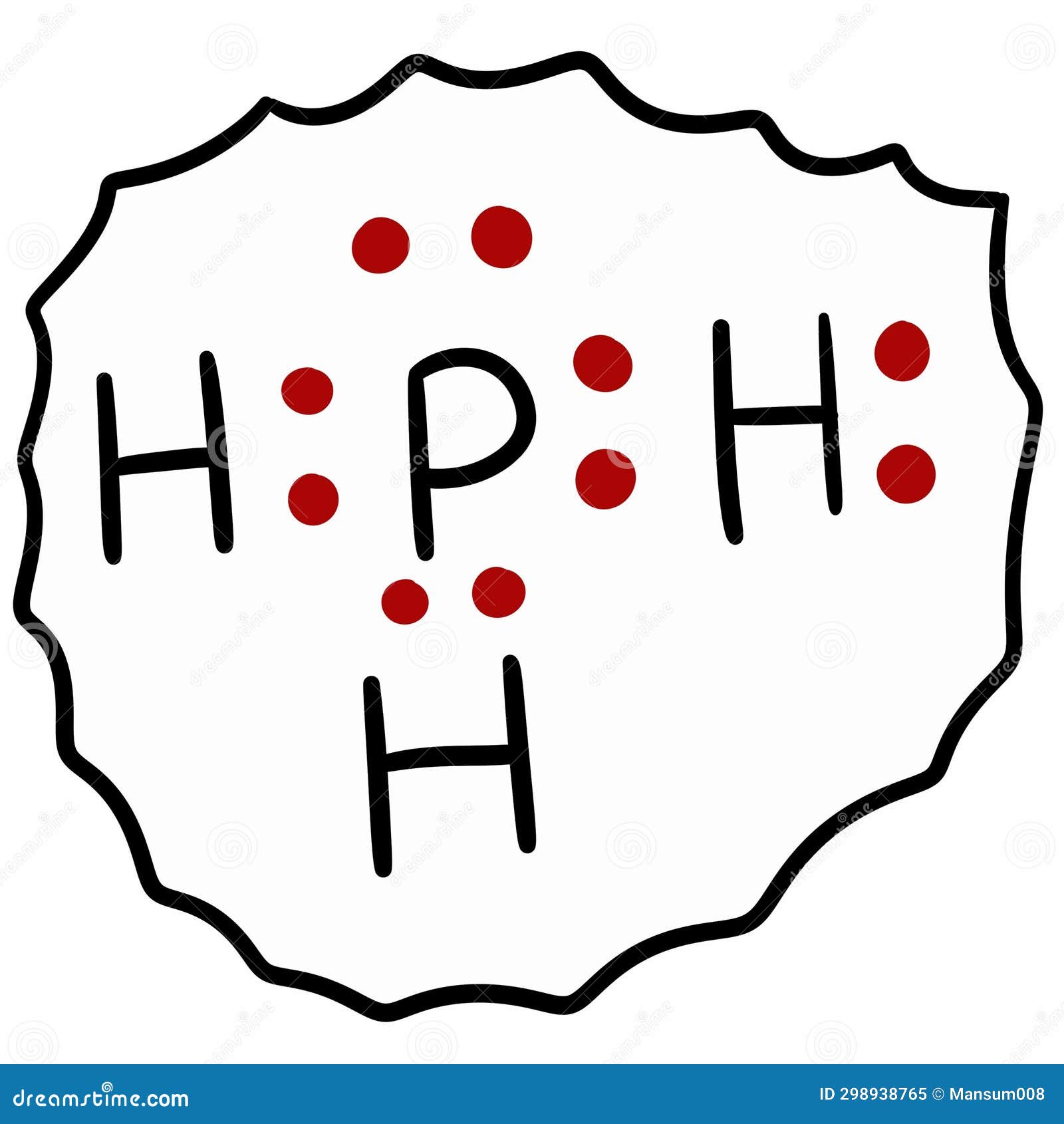 Chemical Bonds for Education Illustration Stock Illustration