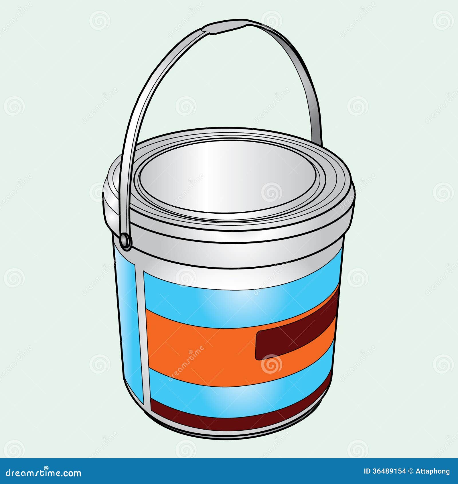 Chemical Bucket vector stock vector. Illustration of chemical 36489154