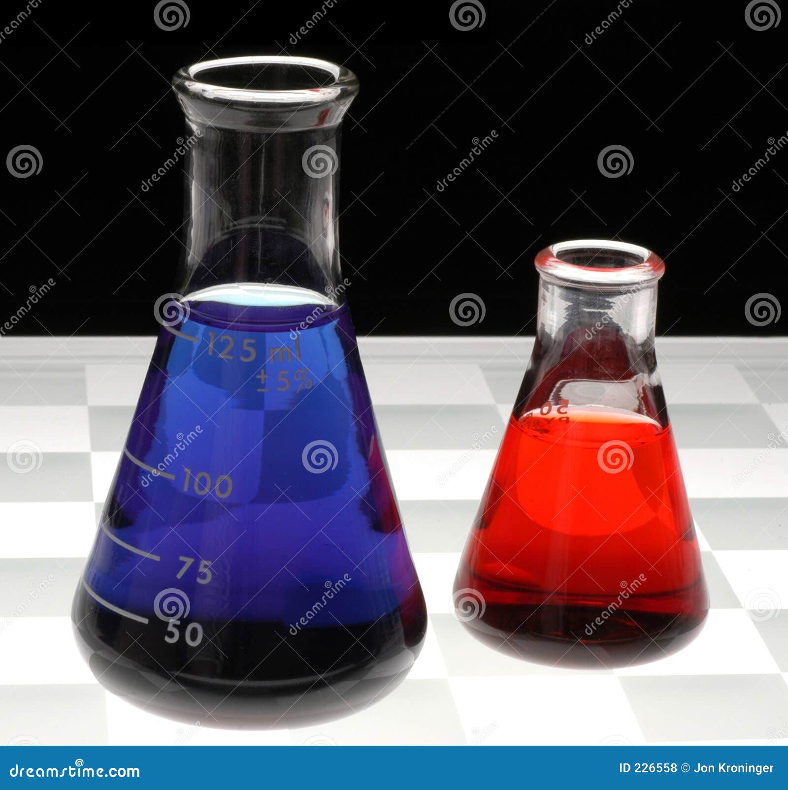 Chemical Flasks stock photo. Image of concoction, glow 226558