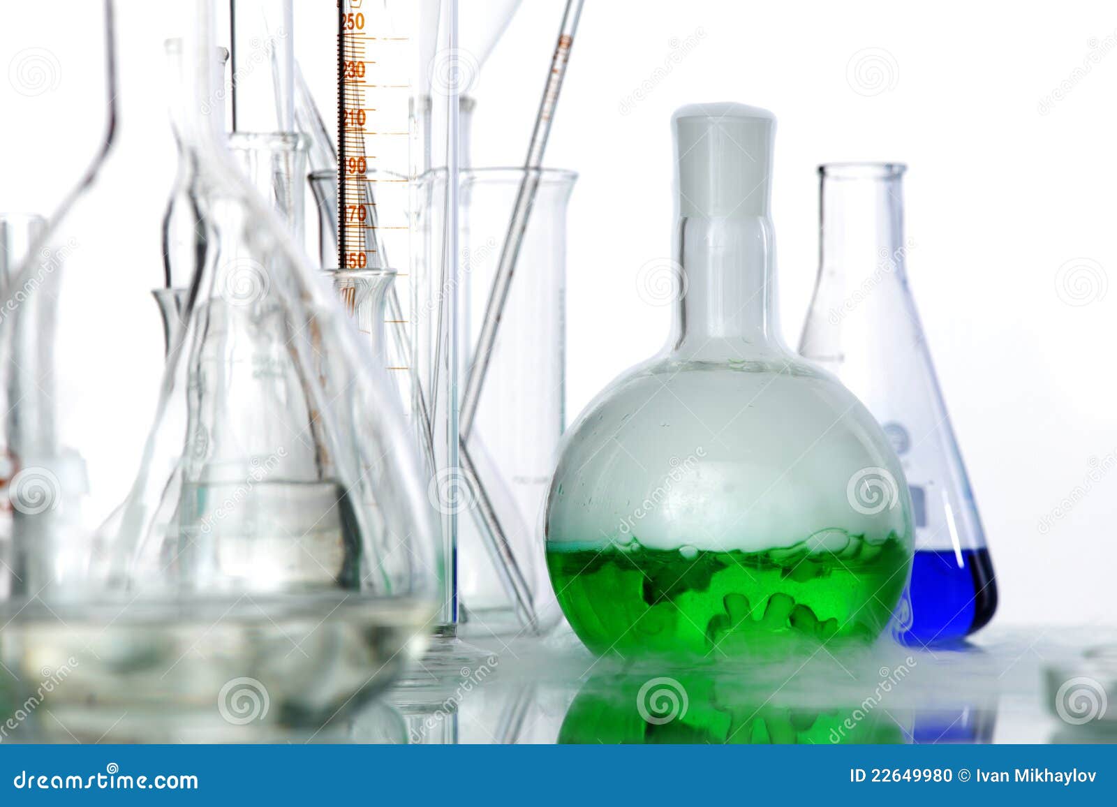 Chemical glass stock photo. Image of measuring, graduated 22649980