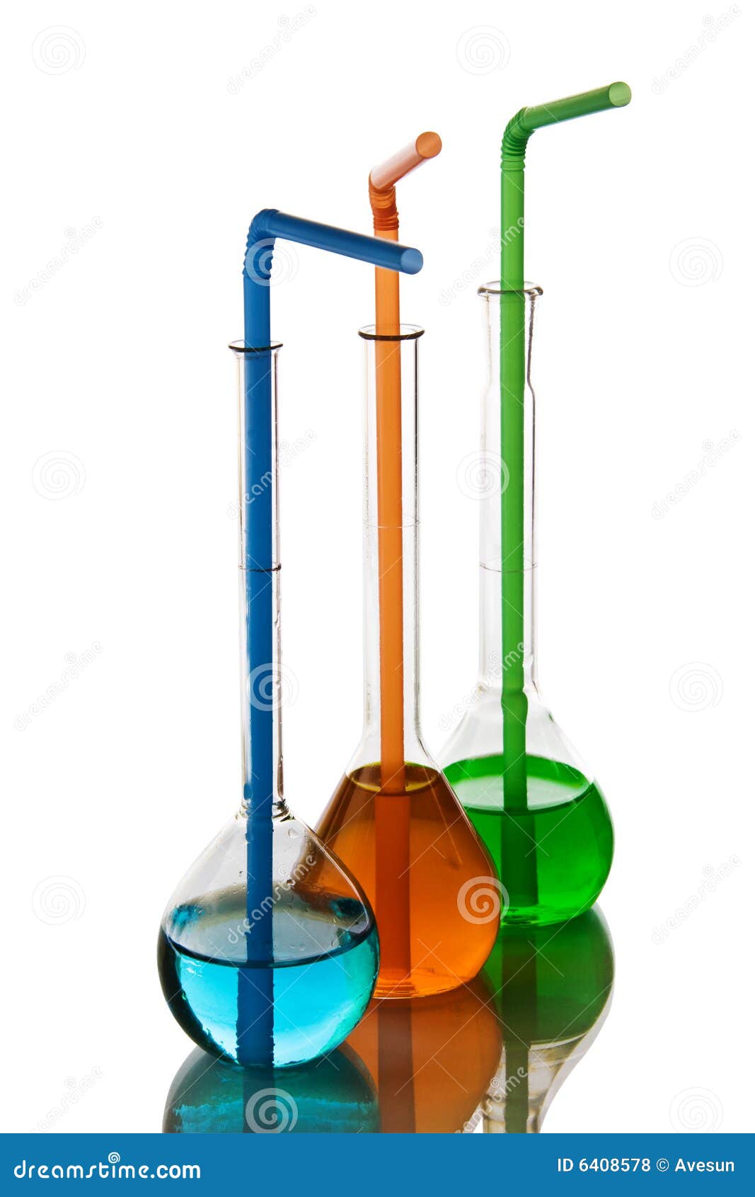 Chemical glassware stock photo. Image of experiment, objects 6408578