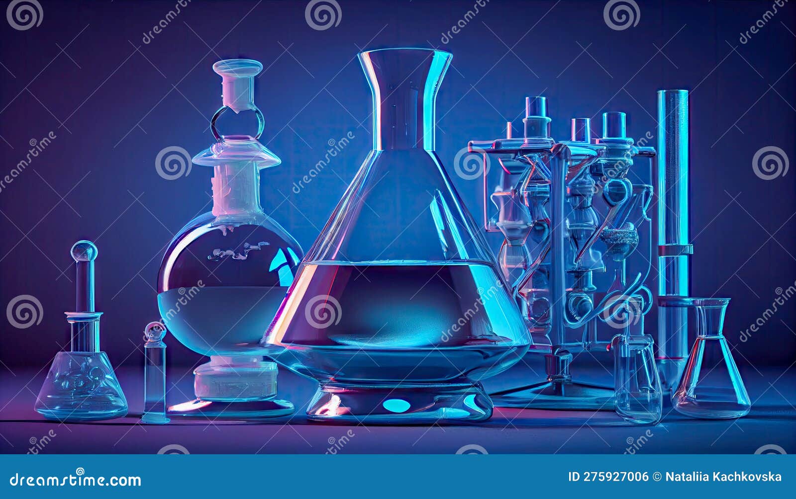 Chemical Laboratory Equipment Stock Illustration Illustration of laboratory, glassware 275927006
