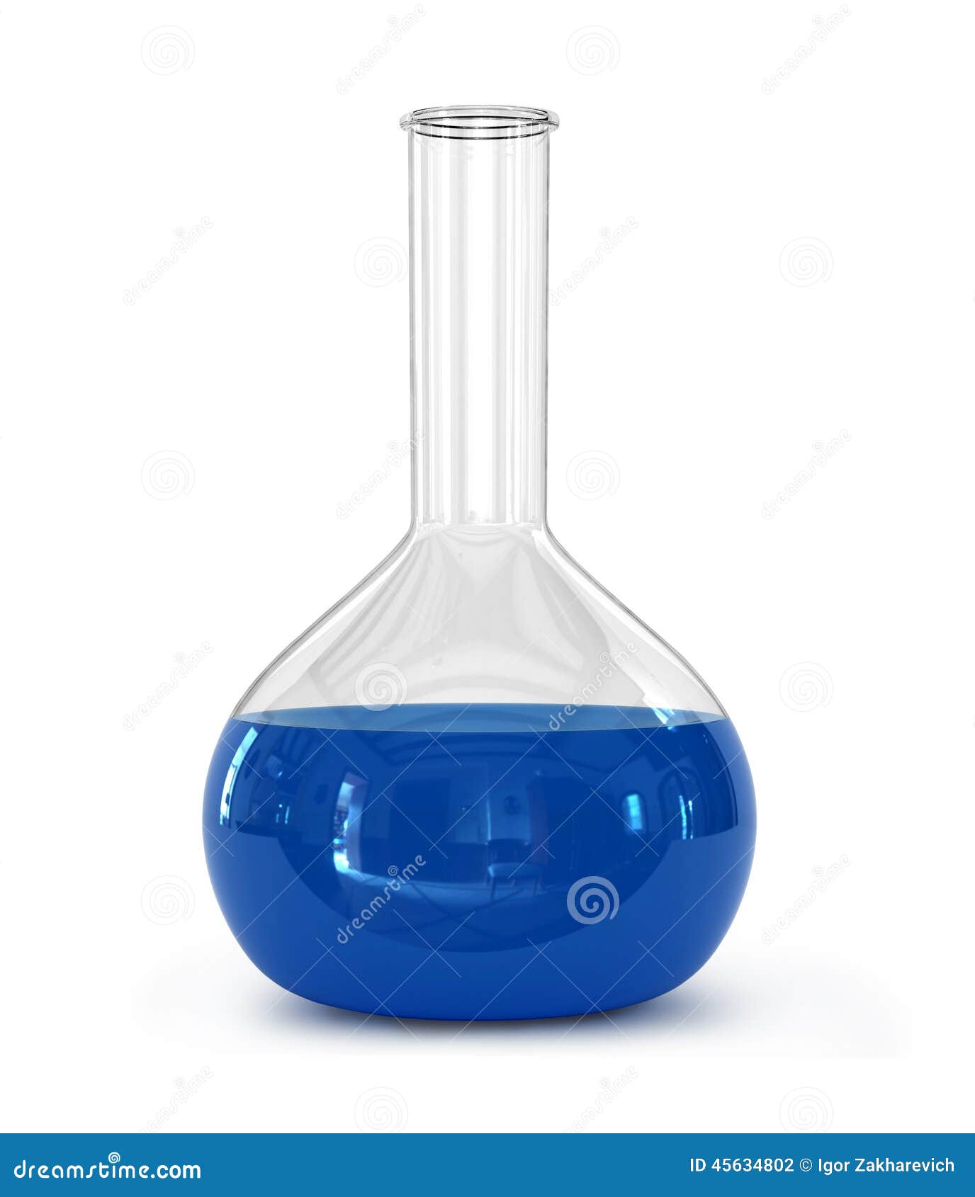 Chemical Laboratory Flask with Green Liquid Stock Photo Image of