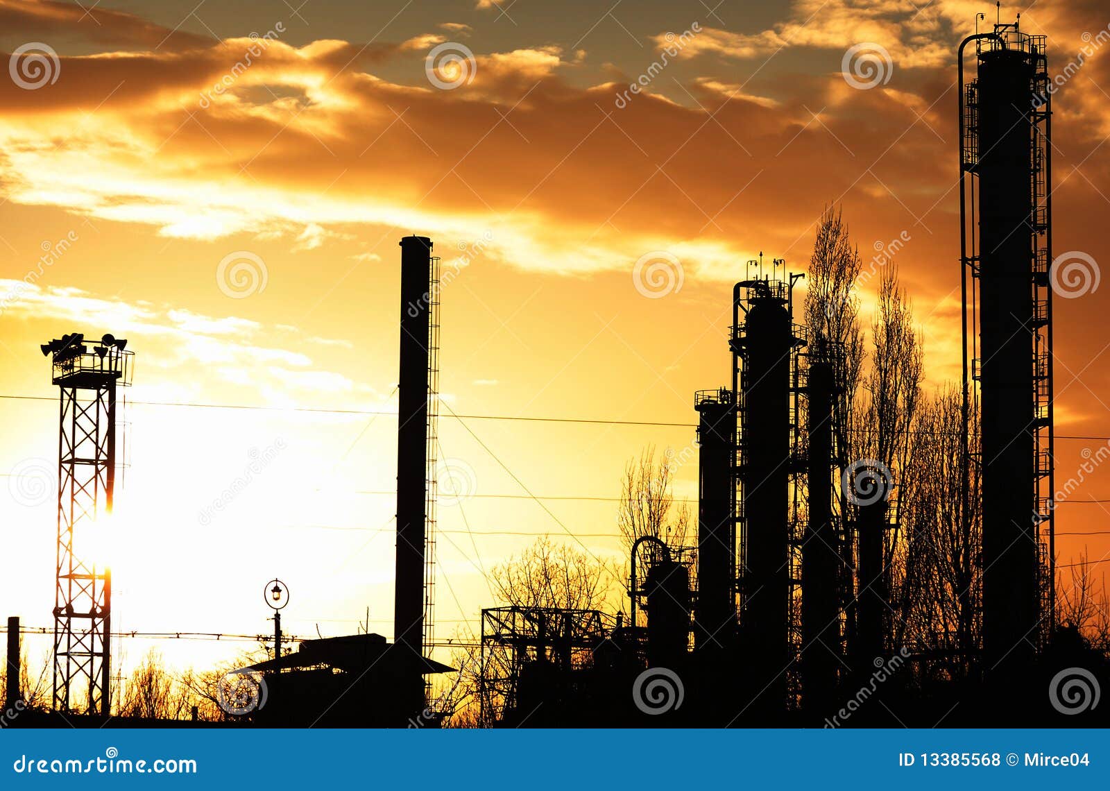 Chemical Plant stock photo. Image of fuel, complex, environment - 13385568