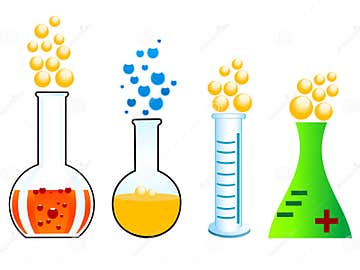 Chemical reaction stock illustration. Illustration of chemical - 5463756