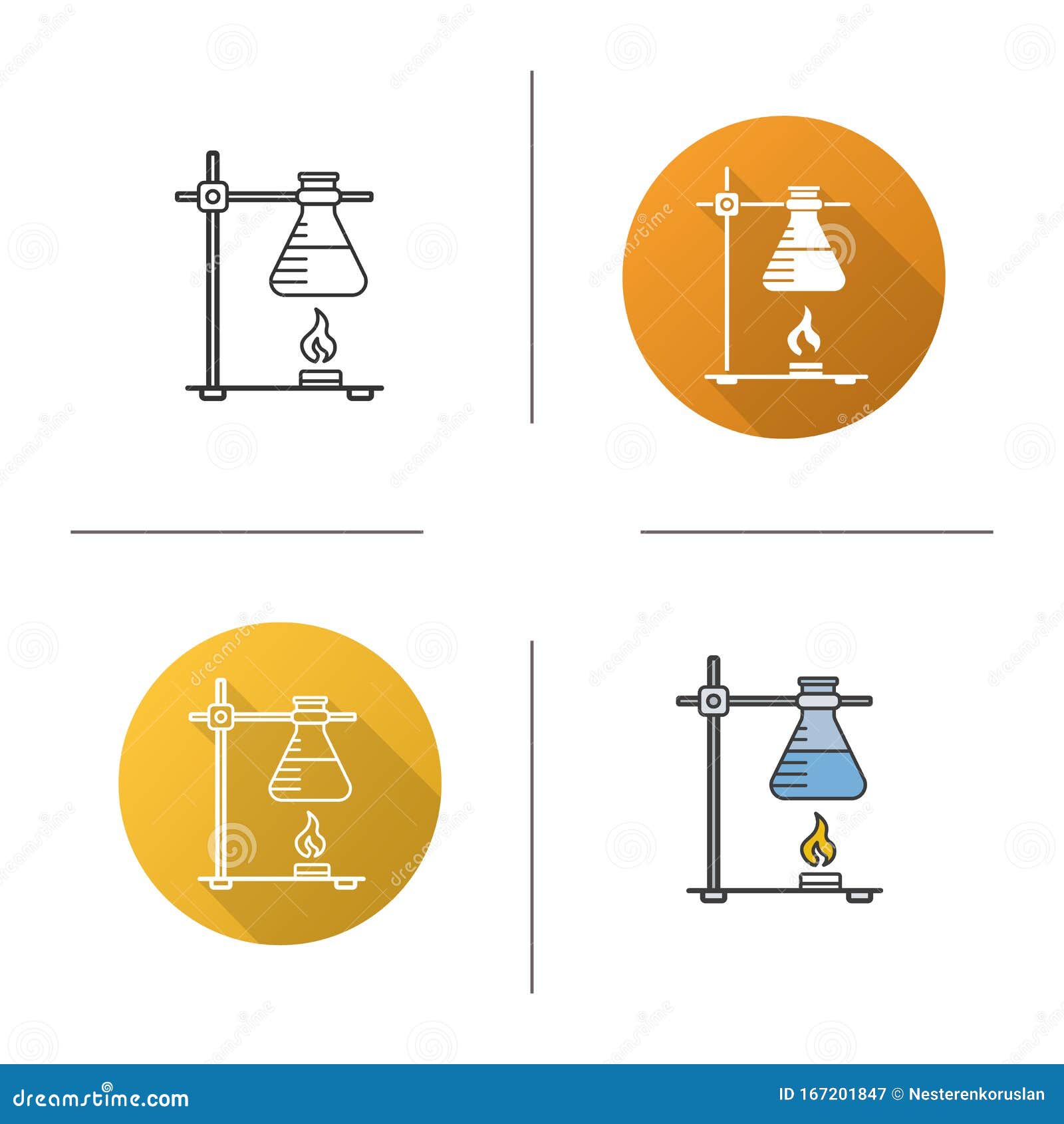 Download Chemical reaction icon stock vector. Illustration of ...