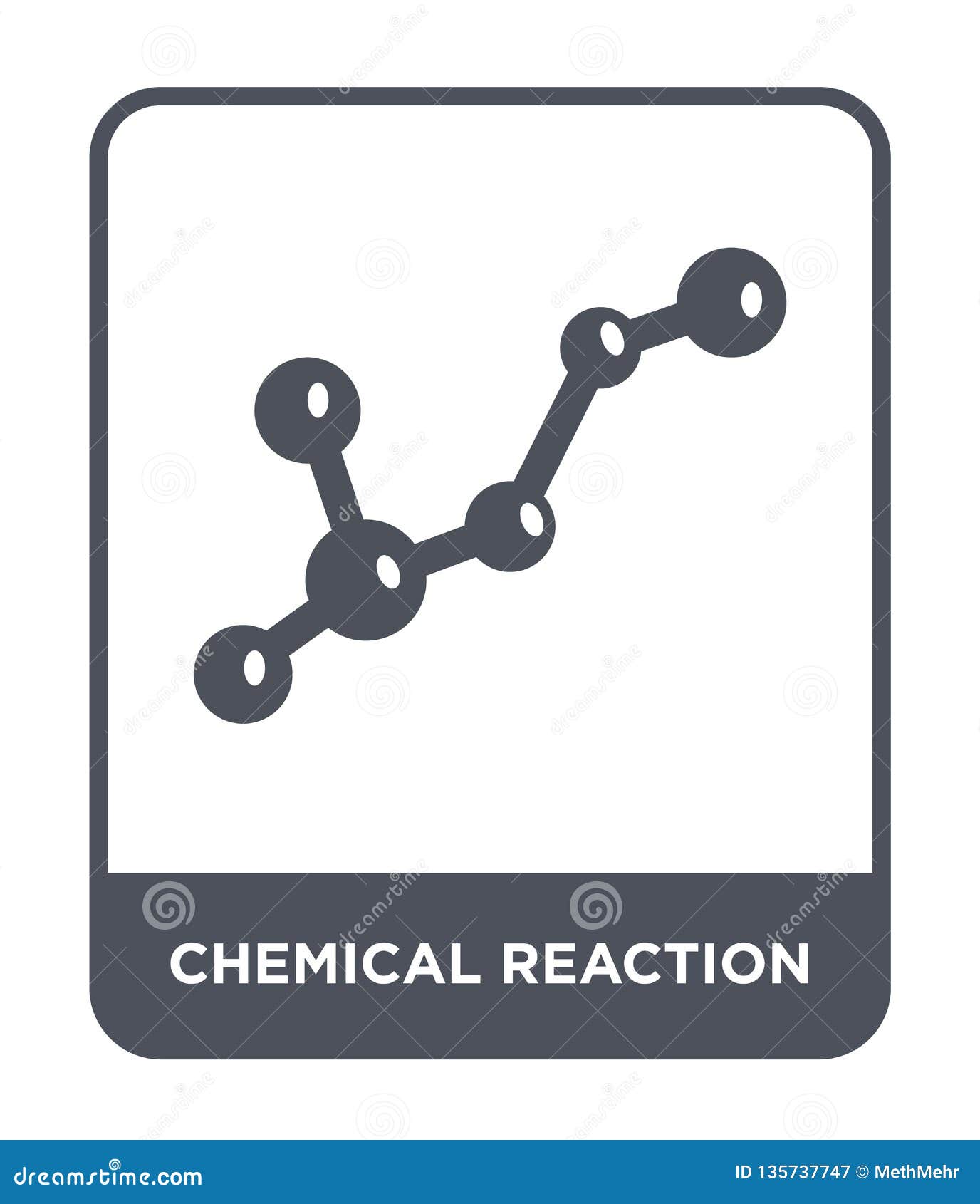 Download Chemical Reaction Icon In Trendy Design Style. Chemical ...