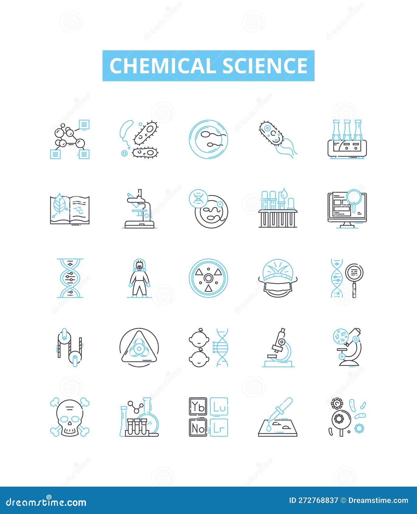 chemical science  line icons set. chemistry, molecules, reactants, compounds, s, atoms, formulas