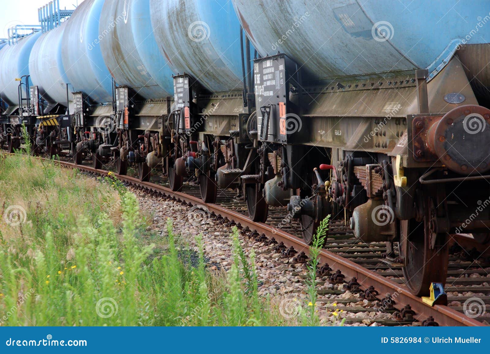 Chemical train wagons stock photo. Image of shipping, track 5826984