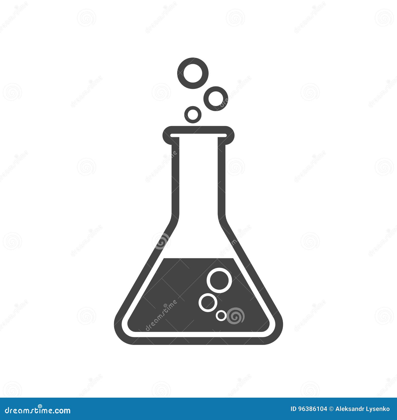 Chemische Reagenzglas Piktogrammikone Laborglaswaren Oder Beake Vektor Abbildung Illustration Von Beake Laborglaswaren