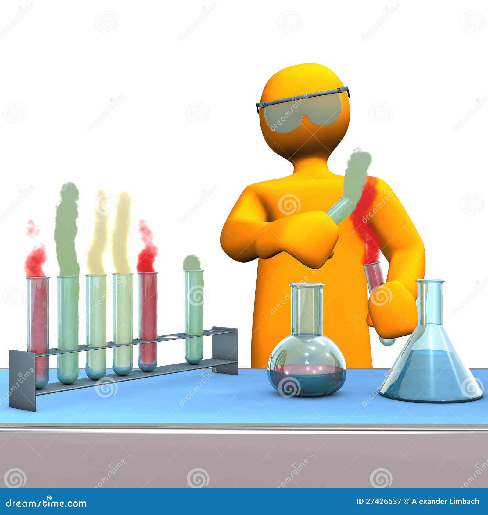 Chemist stock illustration. Illustration of tech, assay - 27426537