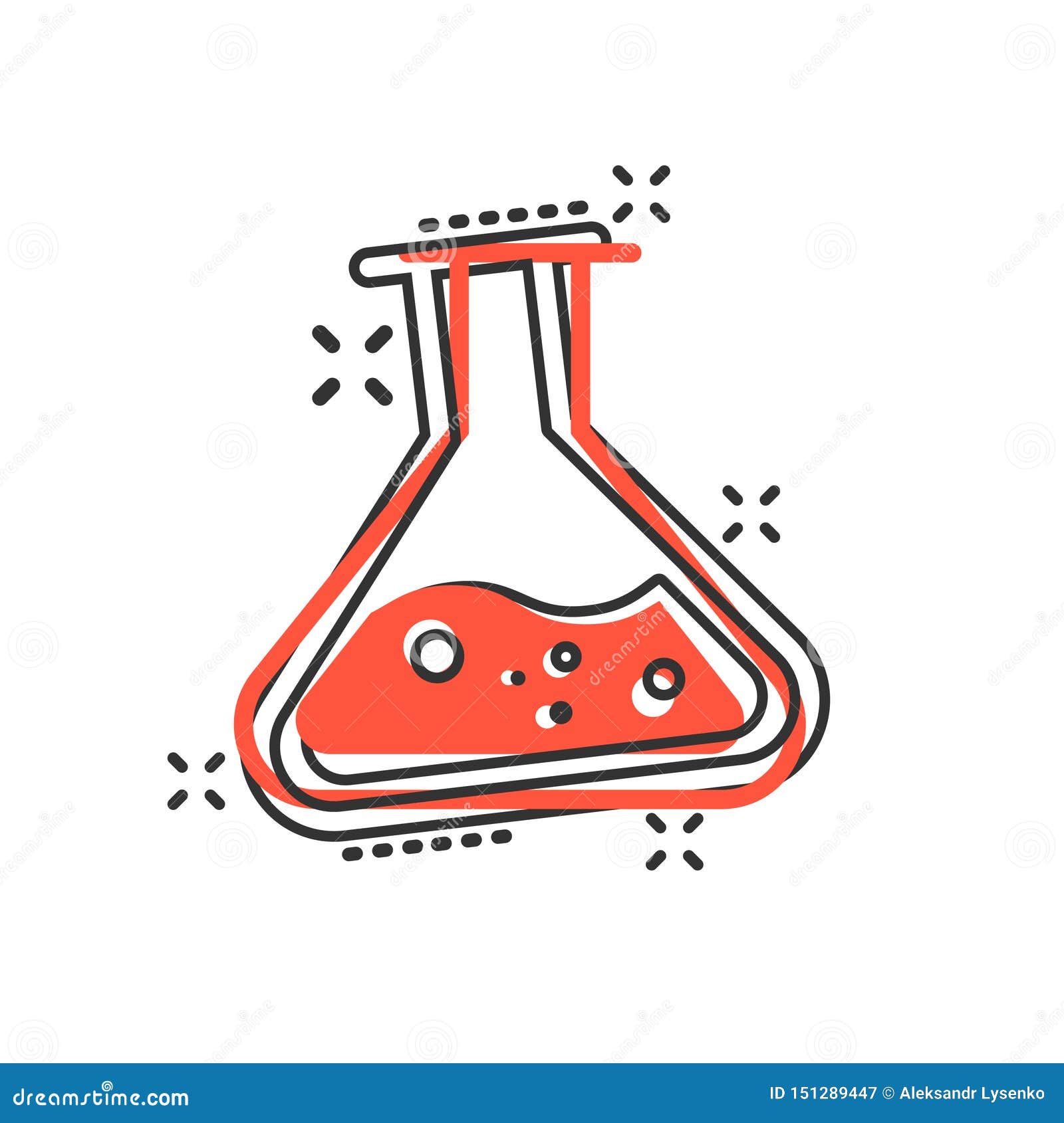 Chemistry Beakers Sign Icon in Comic Style. Flask Test Tube Vector Cartoon  Illustration on White Isolated Background Stock Vector - Illustration of  container, health: 151289447