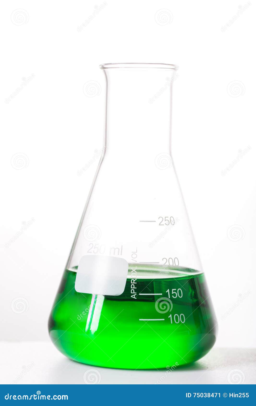 Chemistry flask glassware stock image. Image of chemicals 75038471