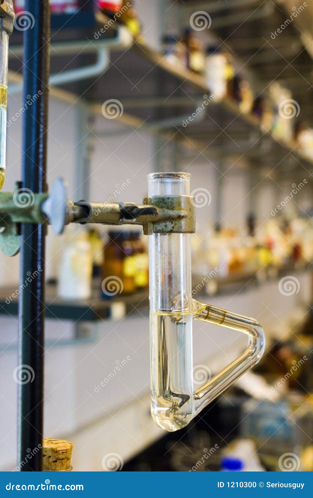 Chemistry Lab Apparatus stock photo. Image of container 1210300