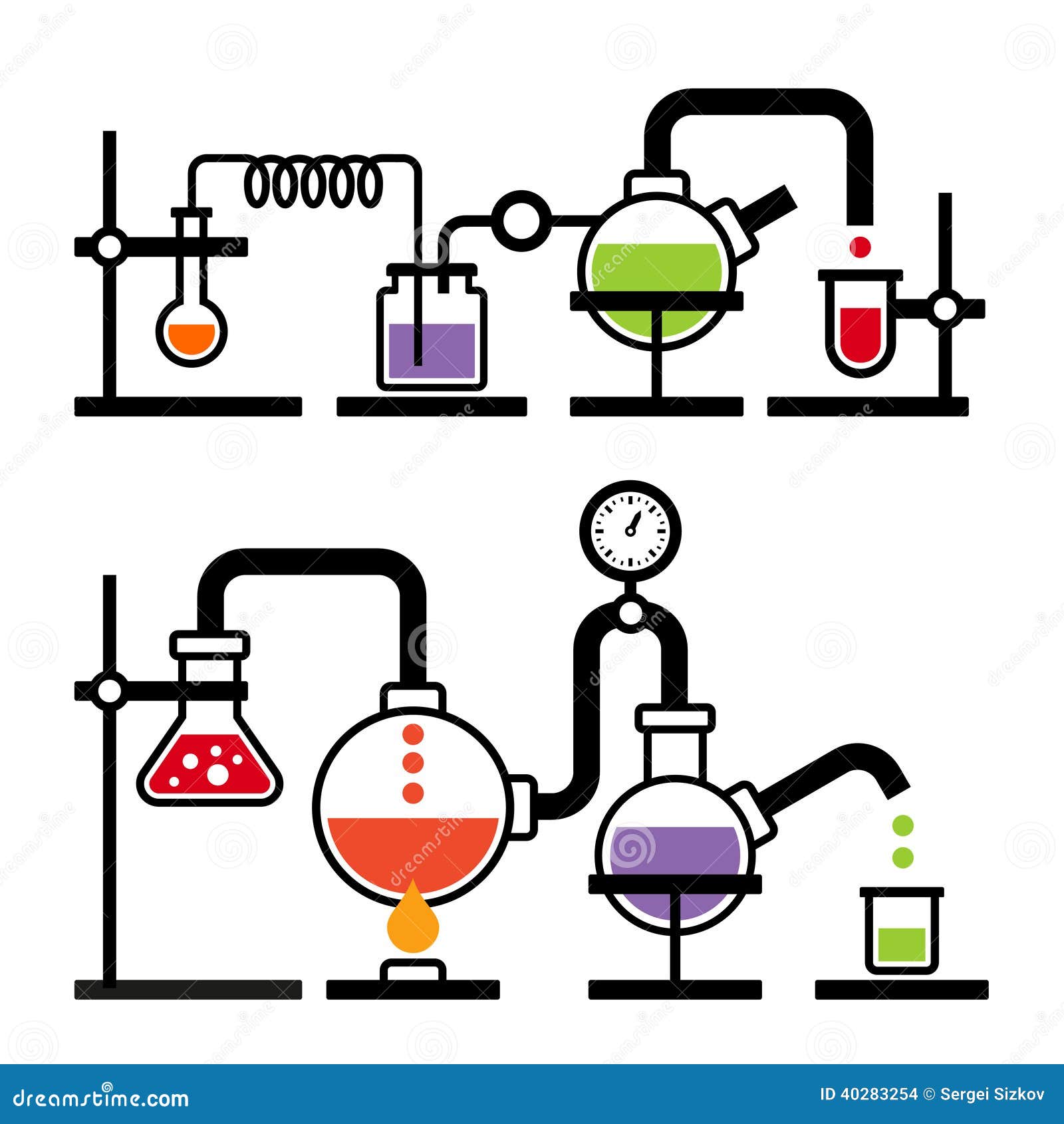 chemistry laboratory infographic