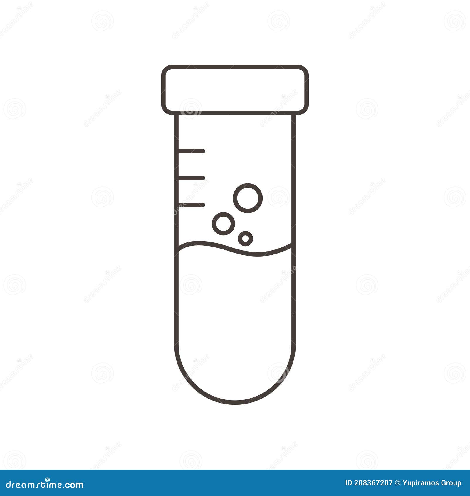 Chemistry Laboratory Test Tube Science Line Style Stock Vector Chemistry Laboratory Test Tube Science Line Style Stock Vector