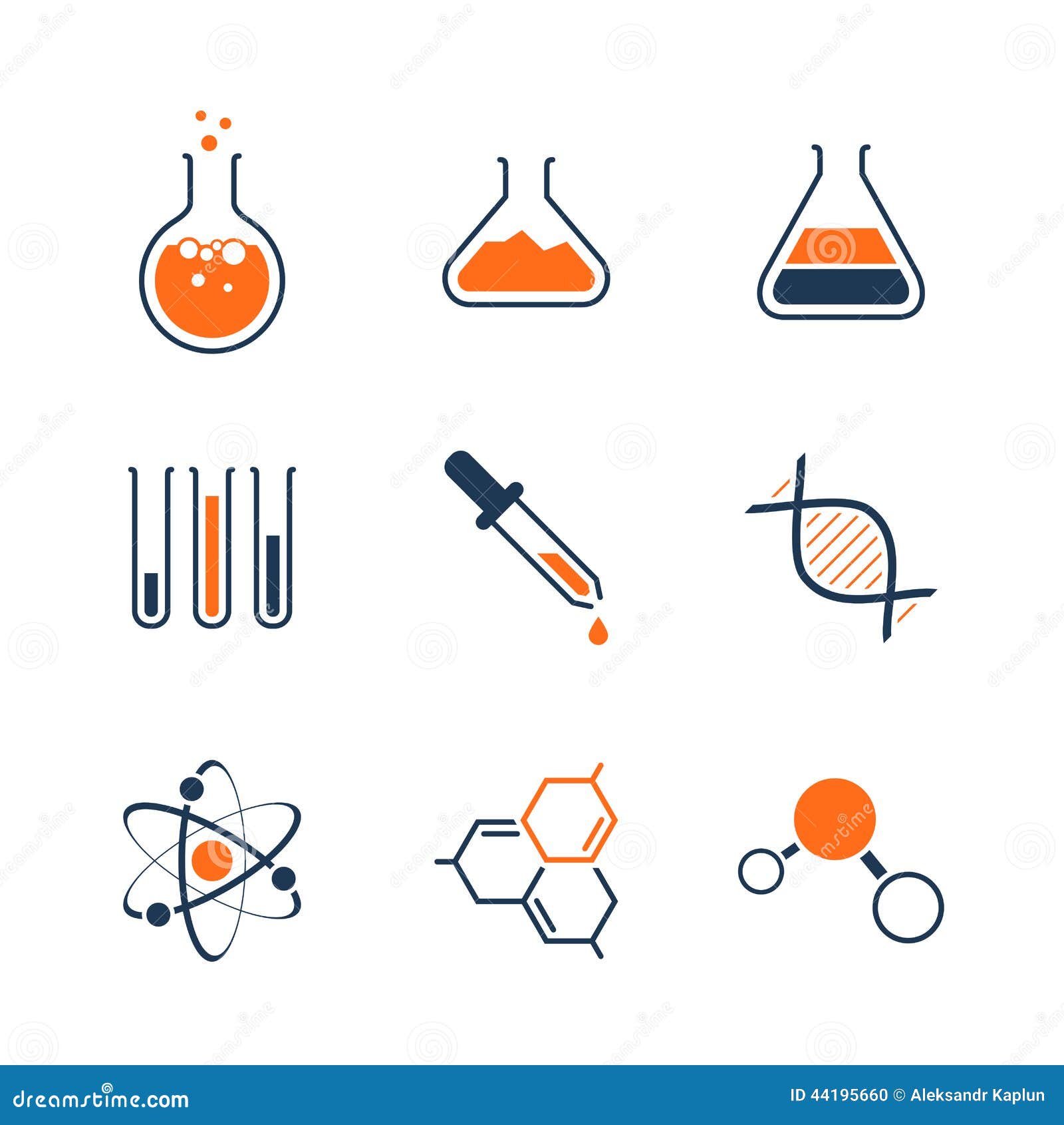 tumblr backgrounds simple Set Icon Chemistry  Simple Image Stock Vector Vector