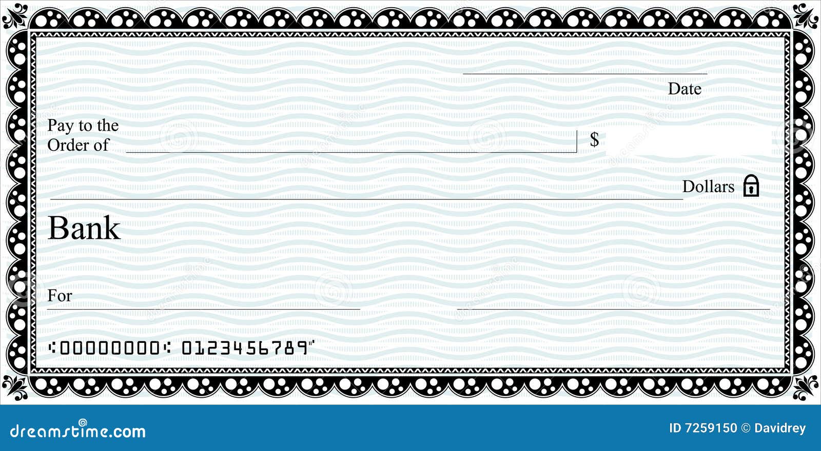 bank check clipart - photo #37