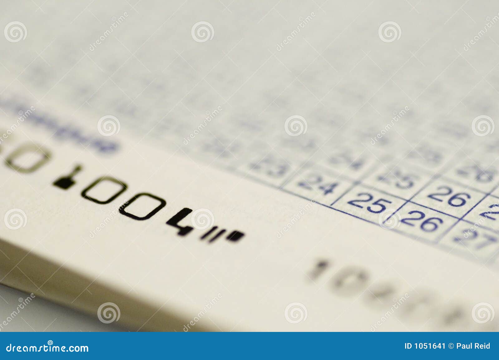 Cheque Account Book Close Up Stock Image Image of transaction, payment 1051641