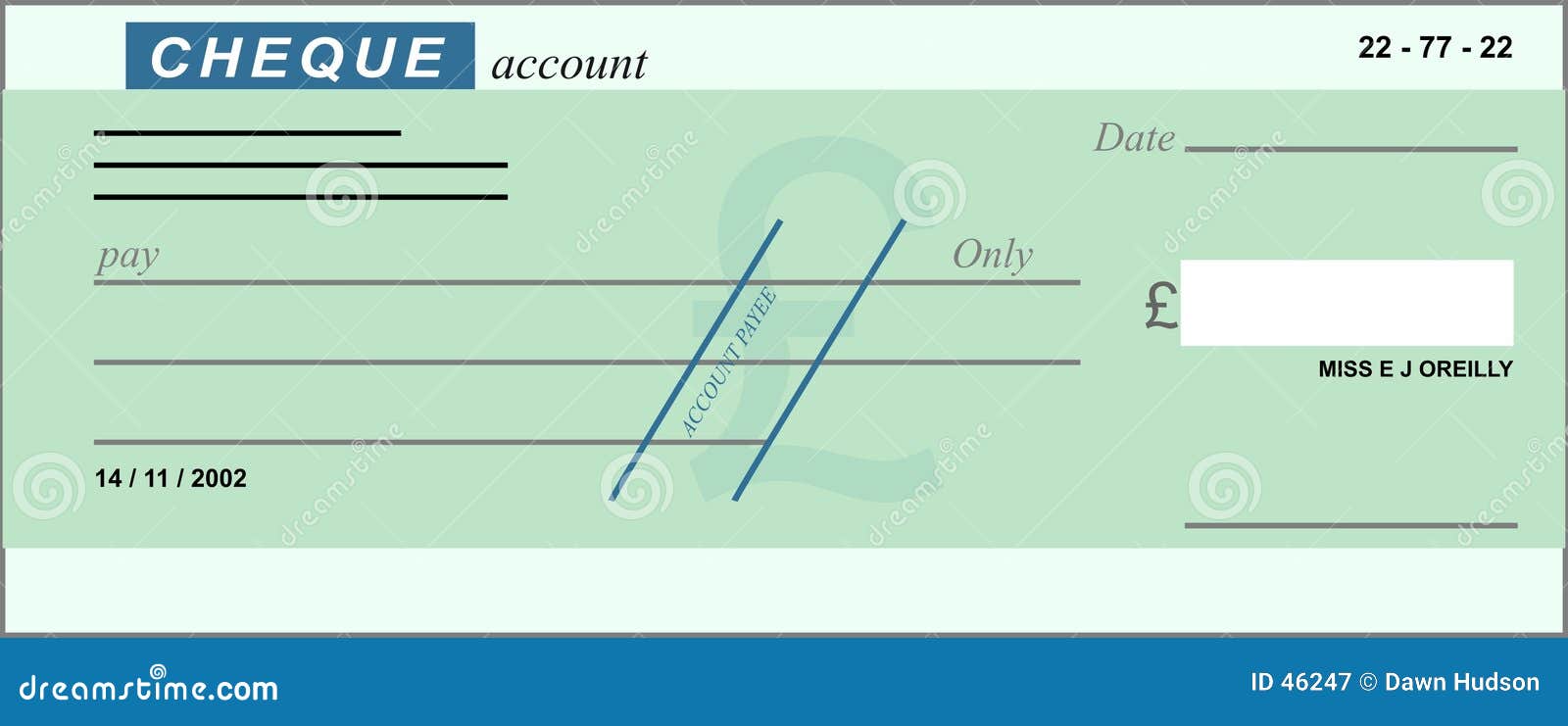 Cheque En Blanco Ilustracion Del Vector Ilustracion De Beneficio