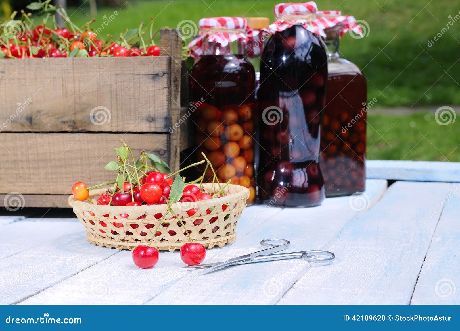 Cherries. stock photo. Image of delicious, food, agriculture 42189620