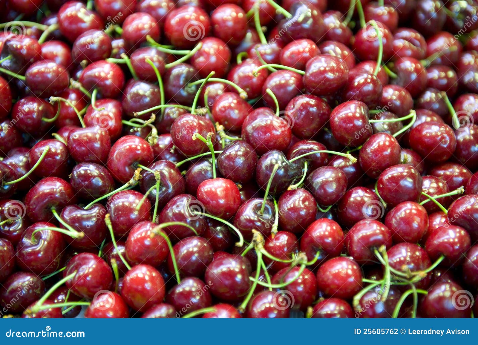 Cherries fruit fresh stock photo. Image of pile, cherries 25605762