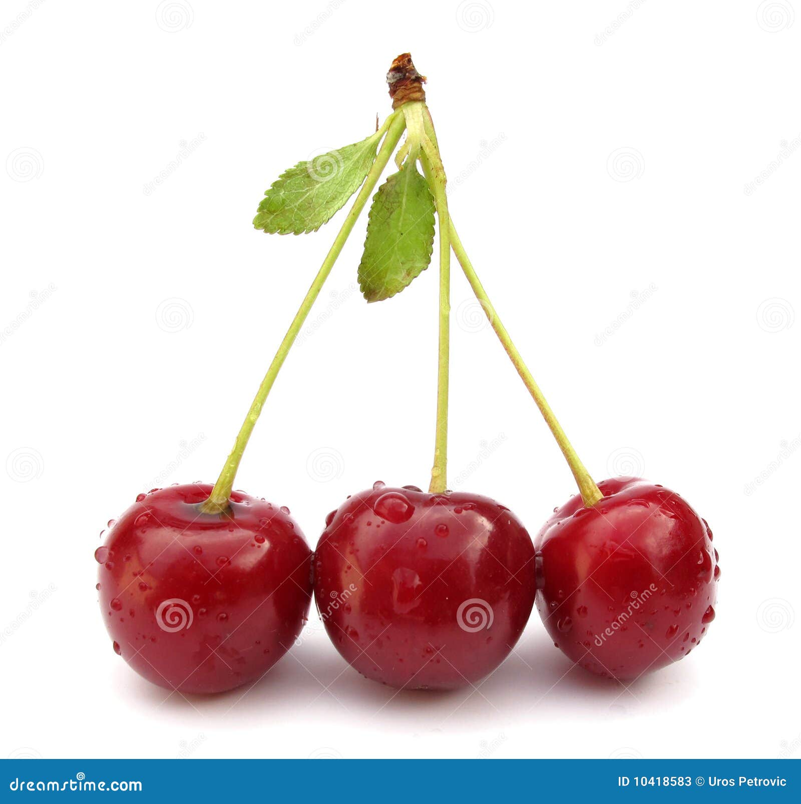 Cherry stock image. Image of isolated, tasty, background - 10418583