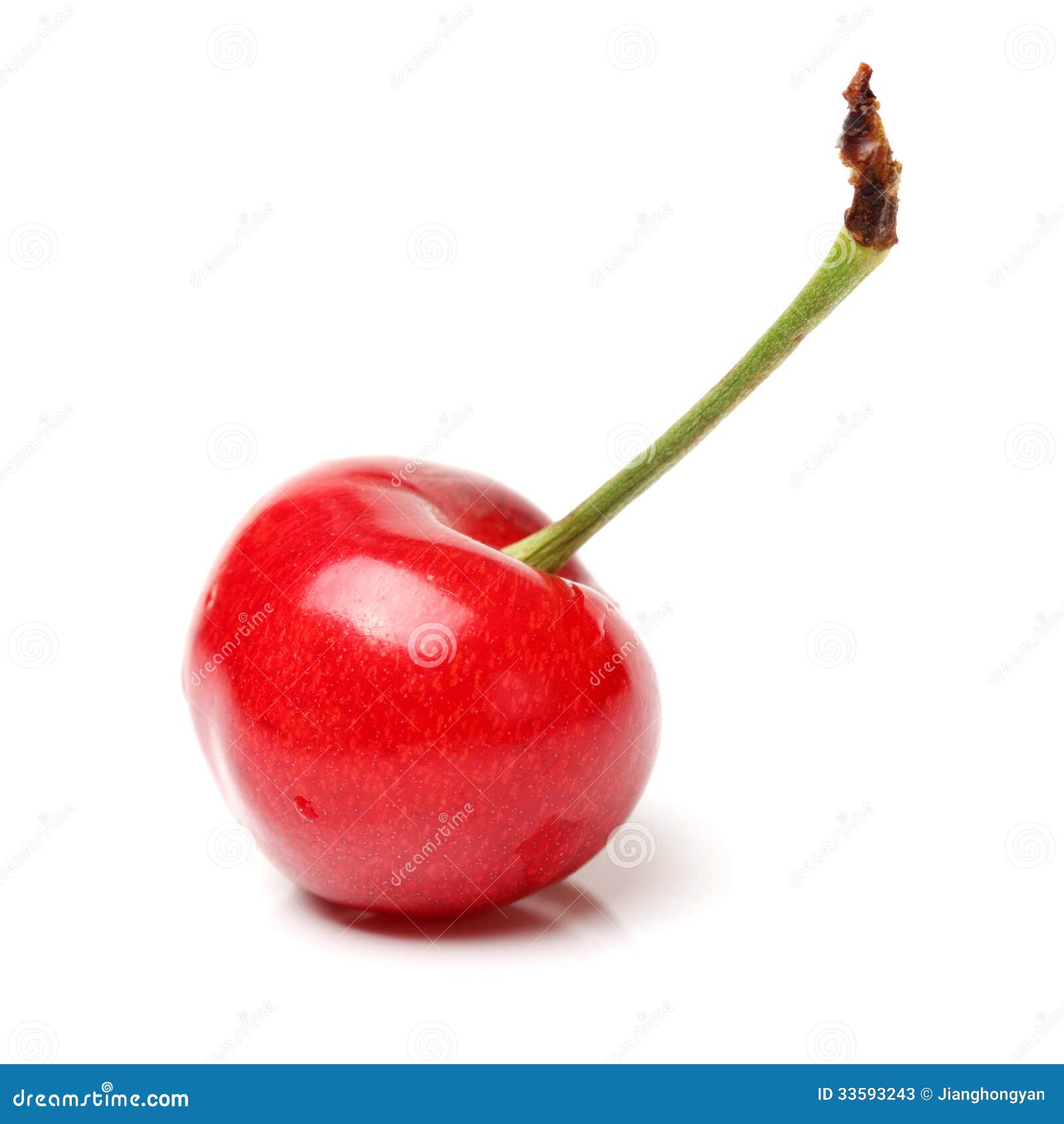 Cherry berry stock image. Image of palatable, berry, cutout 33593243