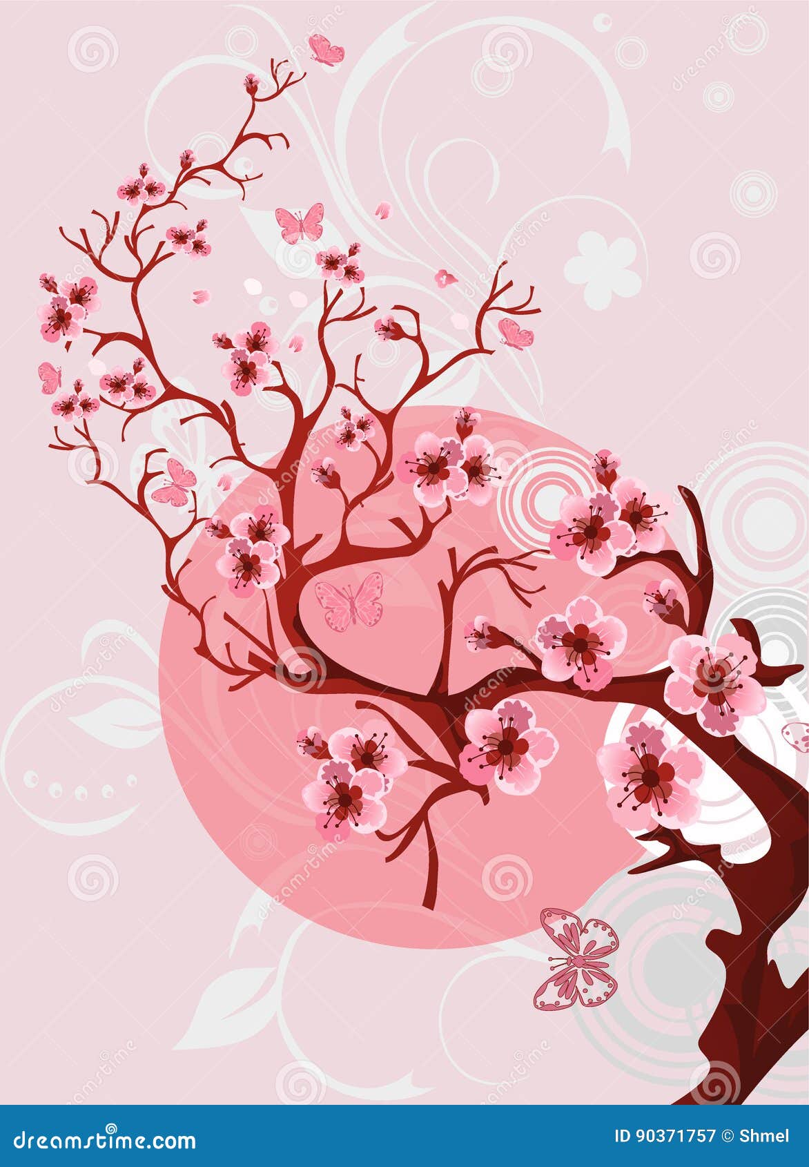 japanese cherry blossom drawings