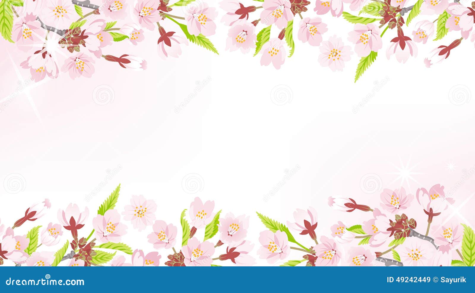 Cherry Blossom Wallpaper Border