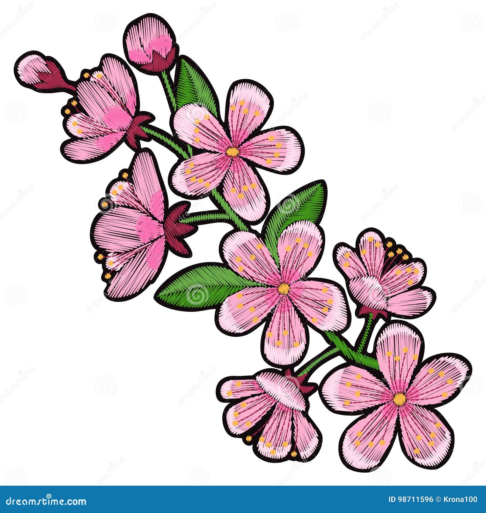 Cherry Blossom Embroidery Patch Ilustración del Vector - Ilustración de flor, negro: 98711596 Cherry Blossom Embroidery Patch Ilustración del Vector - Ilustración de flor, negro: 98711596