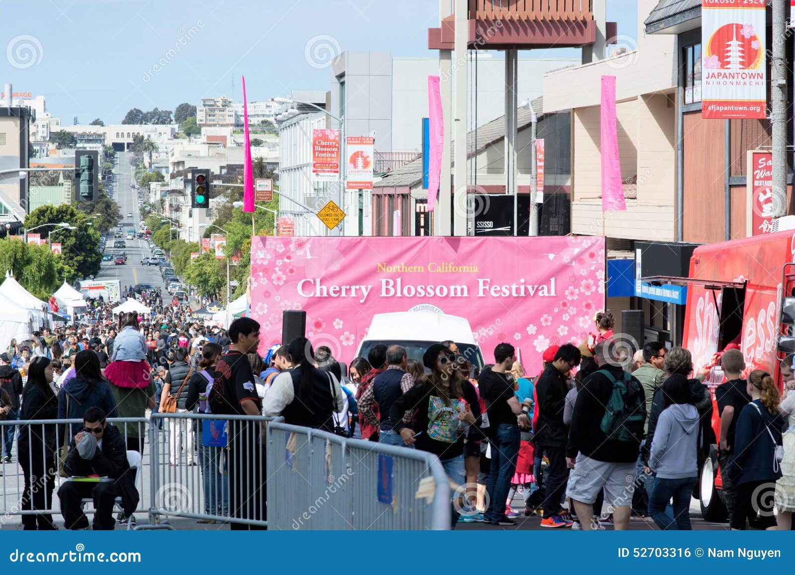 Cherry Blossom Festival in San Francisco Editorial Photo Image of