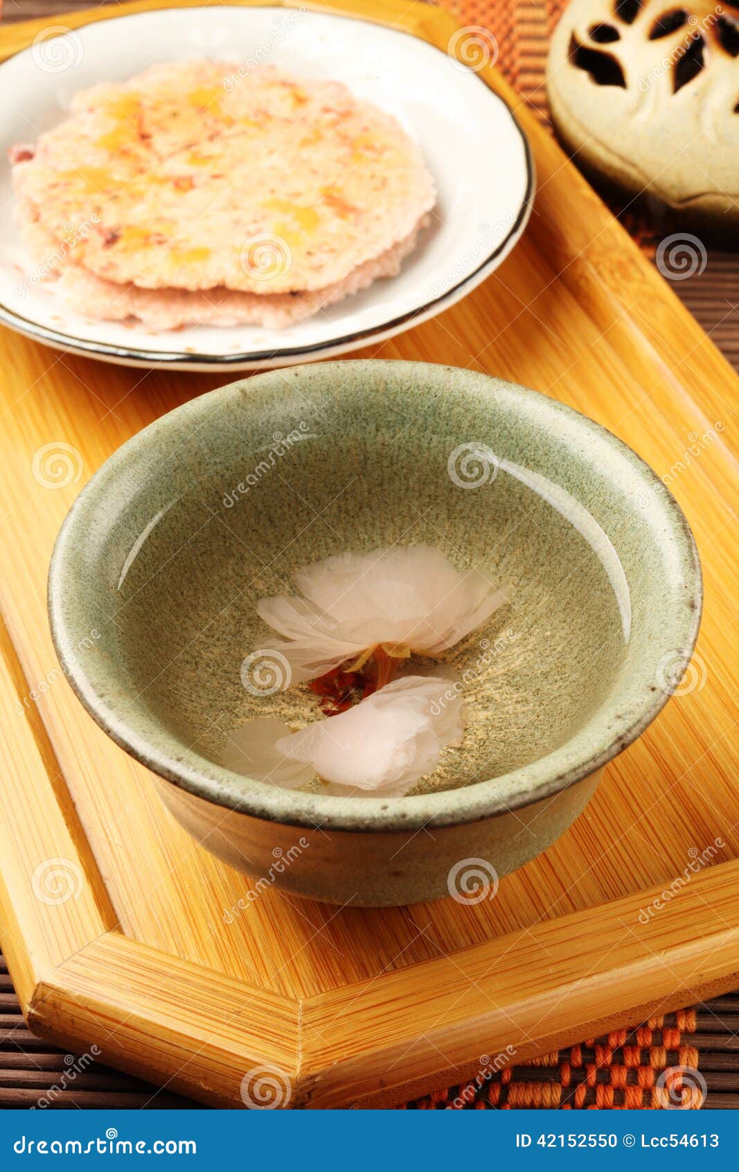 Cherry blossom flower tea stock photo. Image of water 42152550