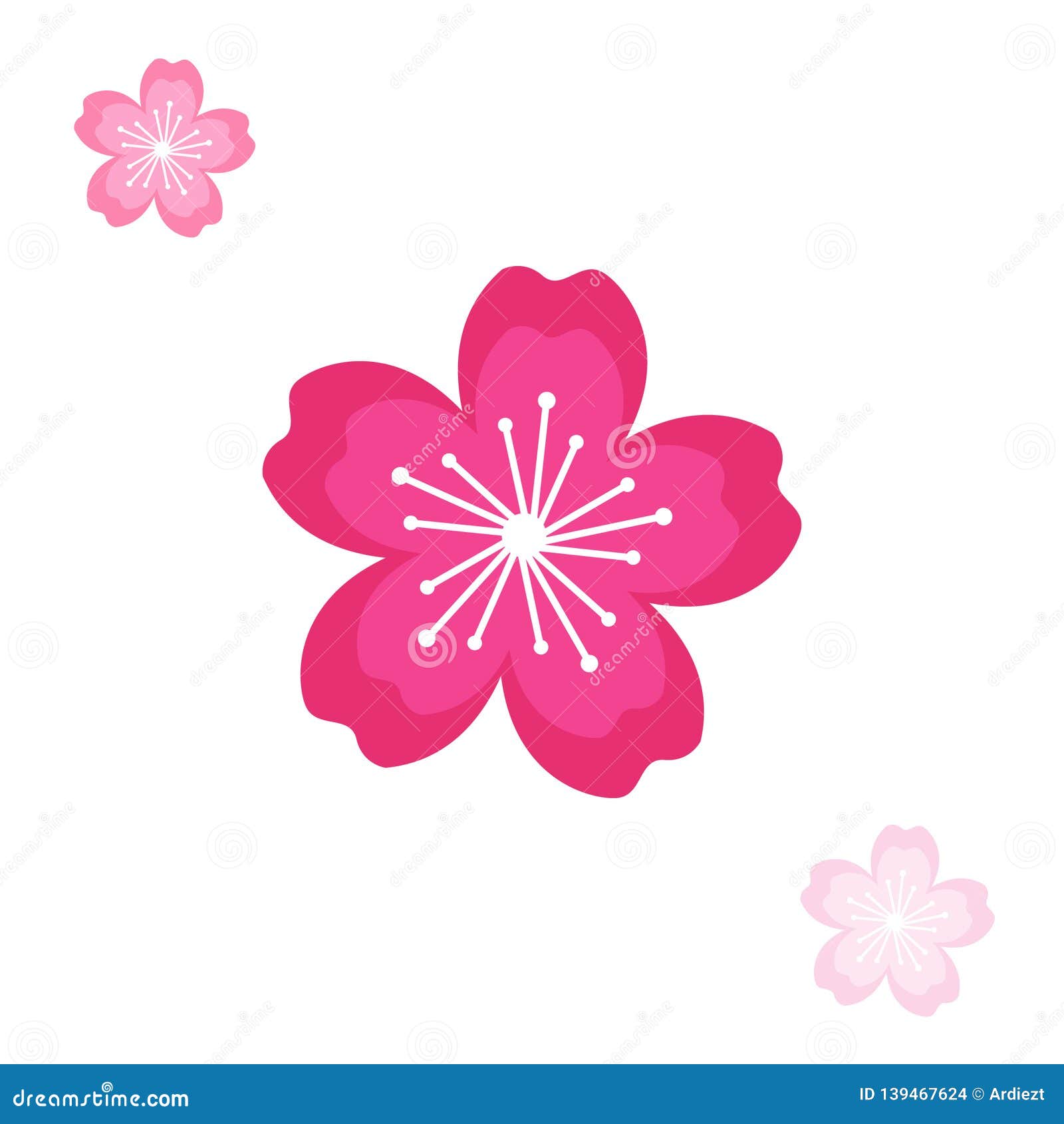 Flor sakura desenho