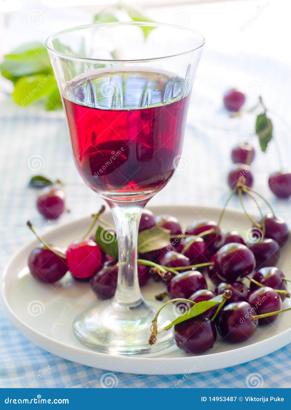 Cherry compote stock image. Image of compote, berry, drink 14953487