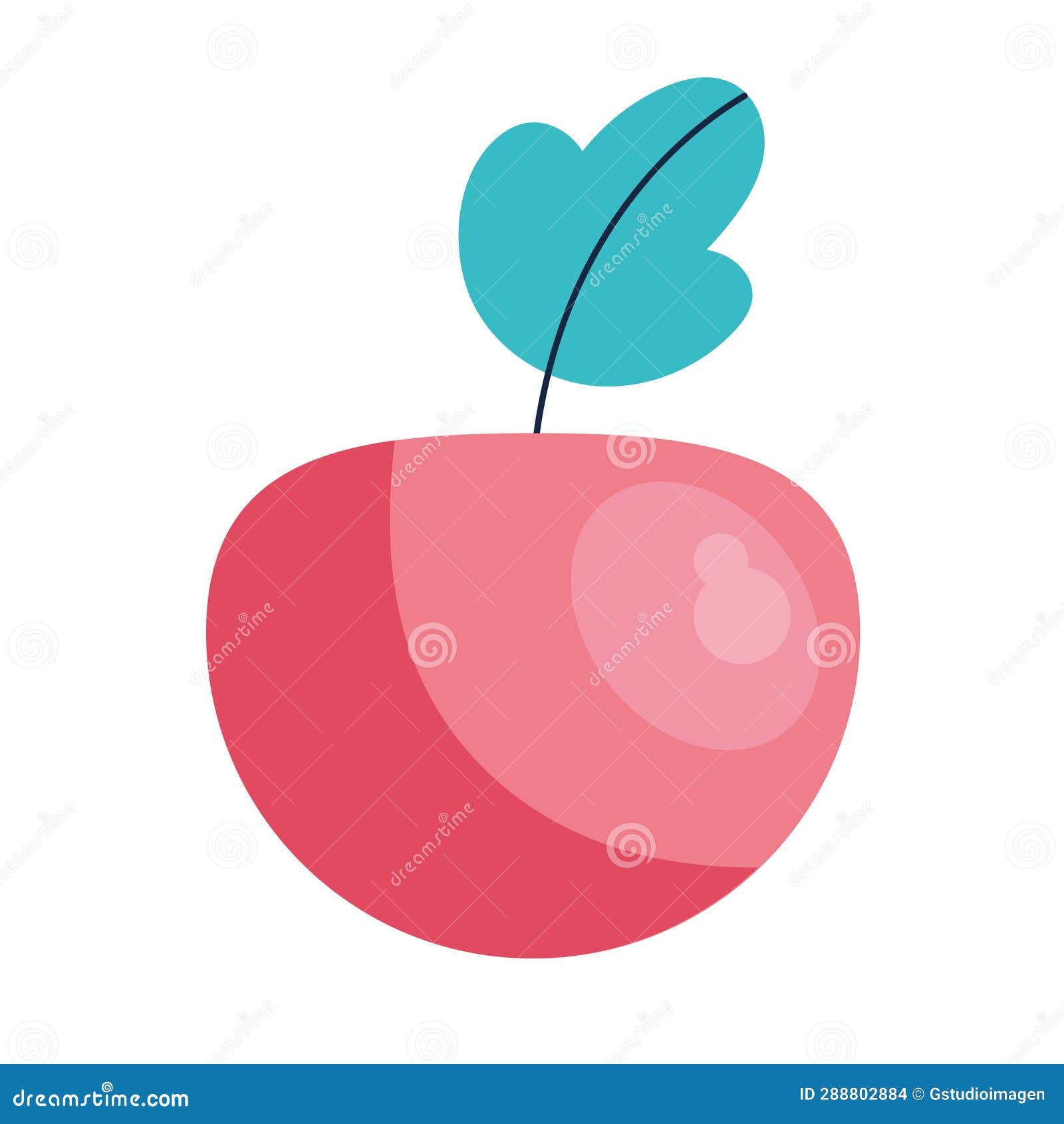 Cherry fruit design stock vector. Illustration of cherry 288802884