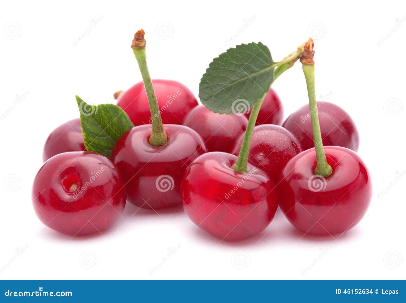 Cherry fruit group stock photo. Image of closeup, leaf 45152634