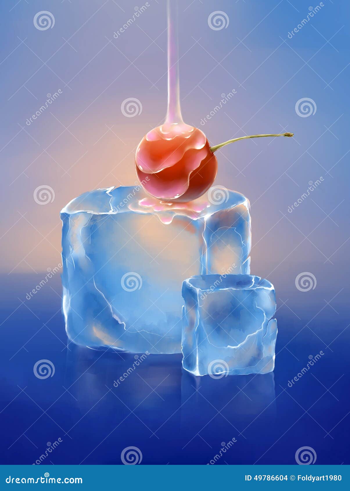 Cherry ice stock photo. Image of line, freshness, nature 49786604