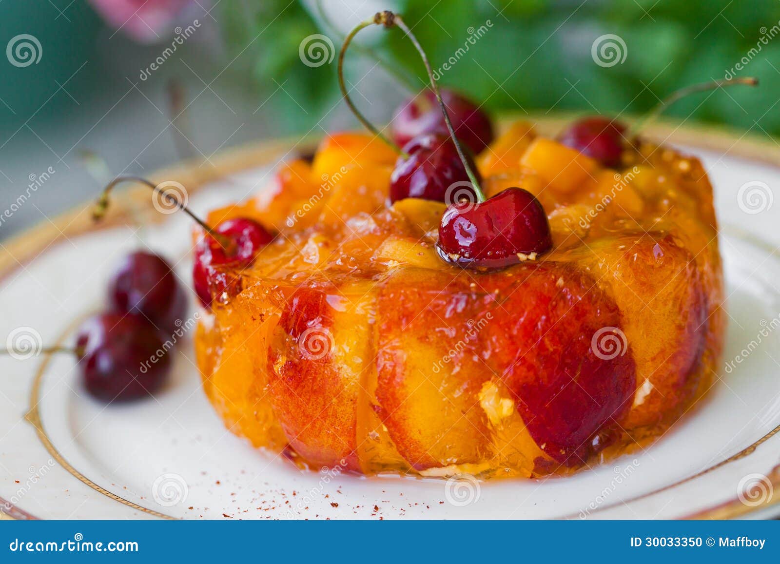 Cherry Jelly cake stock photo. Image of occasion, layer 30033350
