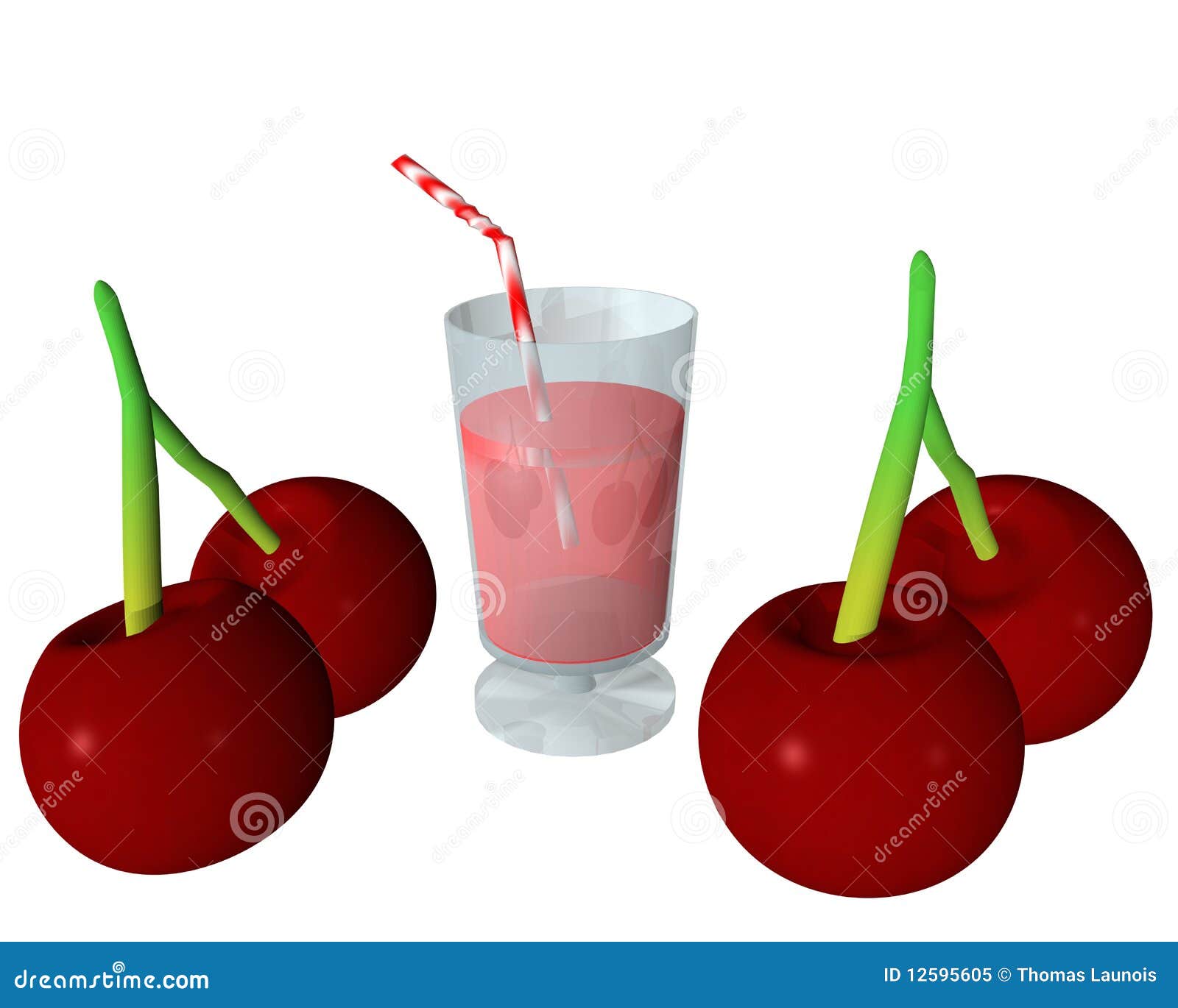 Cherry juice stock illustration. Illustration of party 12595605